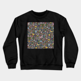 Happy Doodle World Crewneck Sweatshirt